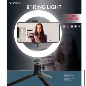 Vlogger Series 8" LED Ring Light